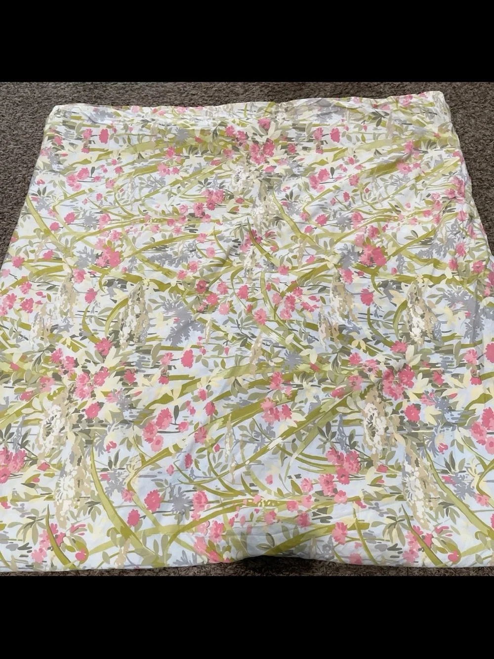 pottery barn, Audrey floral duvet cover fits full/queen vintage